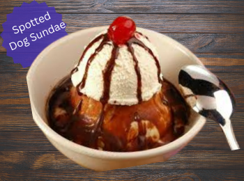 Spotted Dog Sundae
