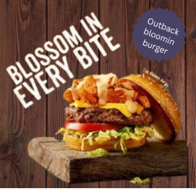 Outback bloomin' burger